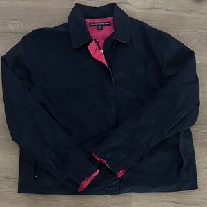 Ralph Lauren Golf Navy Jacket with Pink Interior